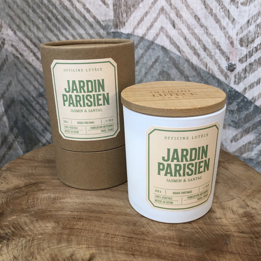 Bougie Parfumée Jardin Parisien - Jasmin & Santal