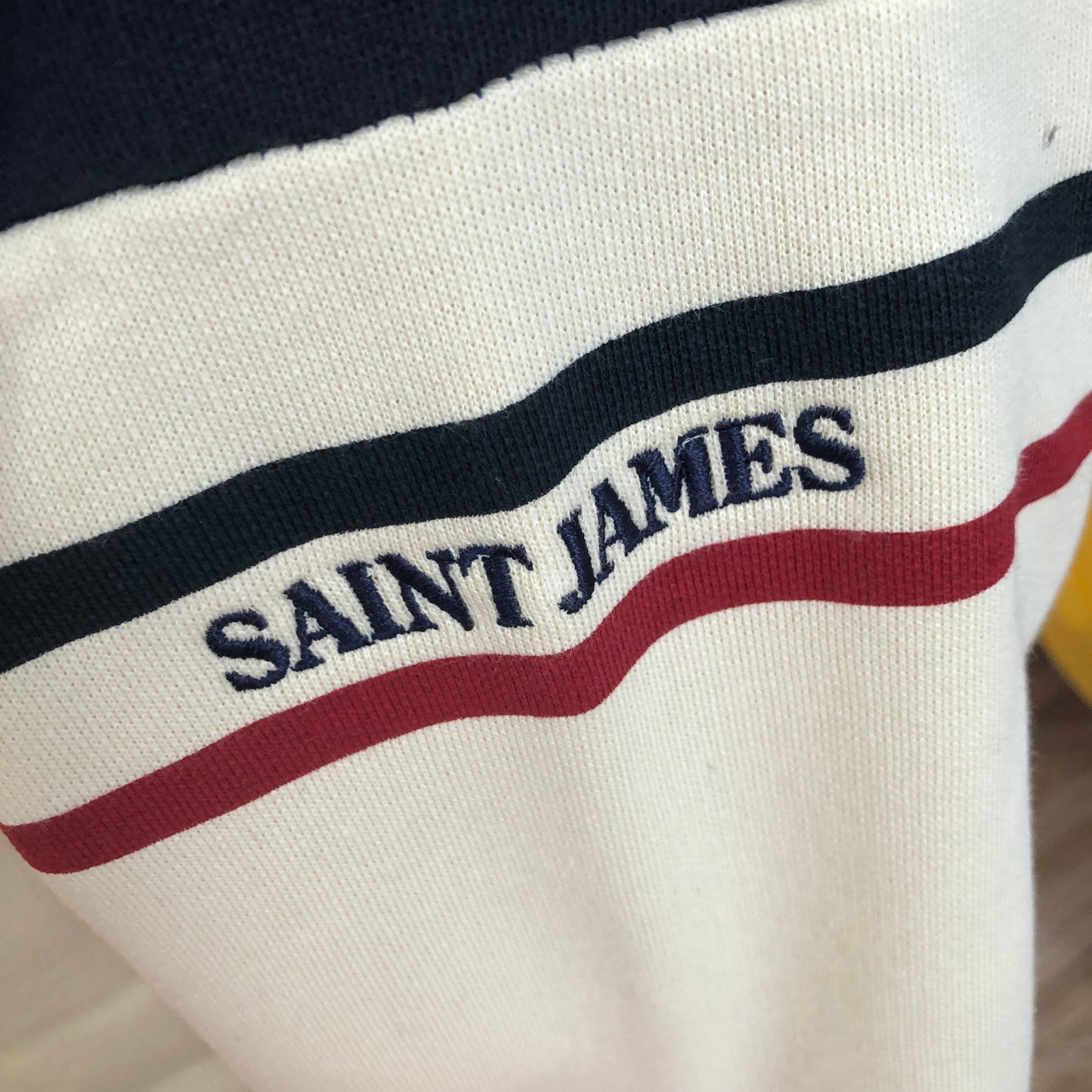 Sweat à capuche en coton bio Maison FT x Saint James