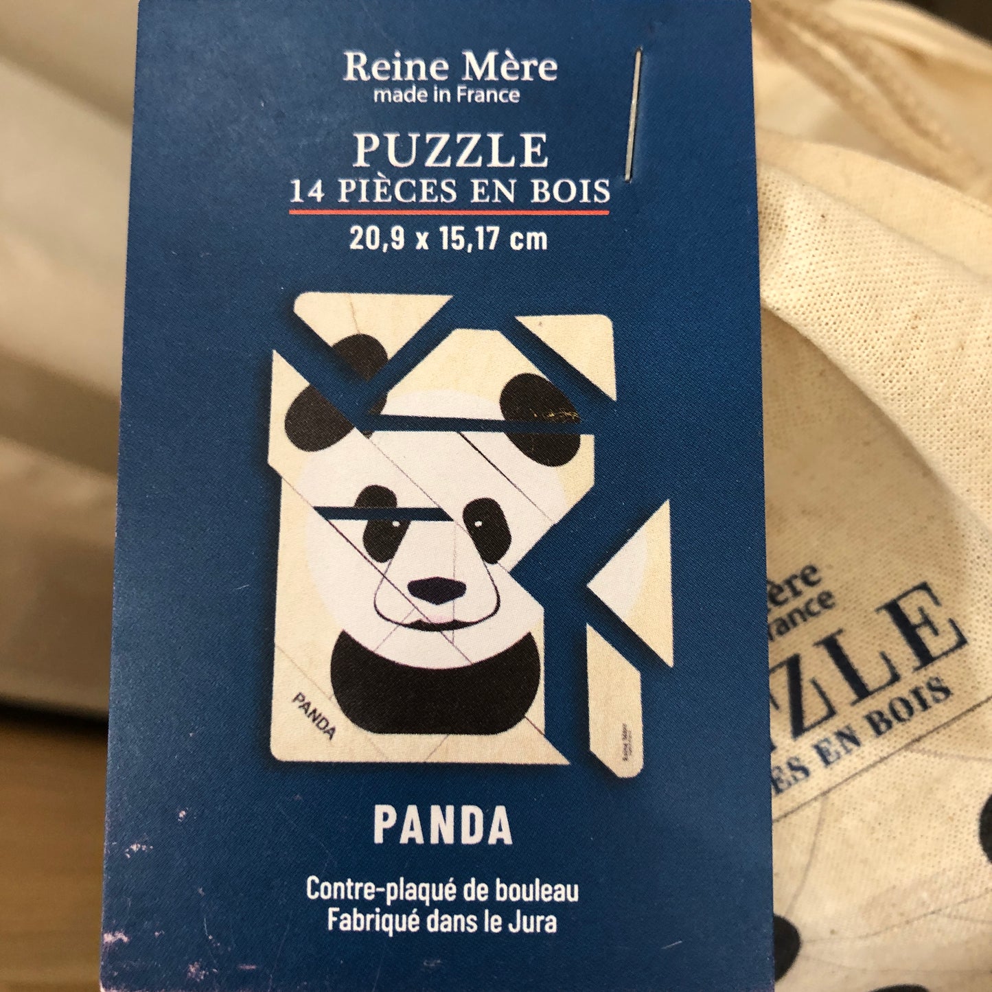 Puzzle en bois 14pcs Panda