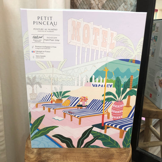 Coffret peinture au numéro - Motel pool