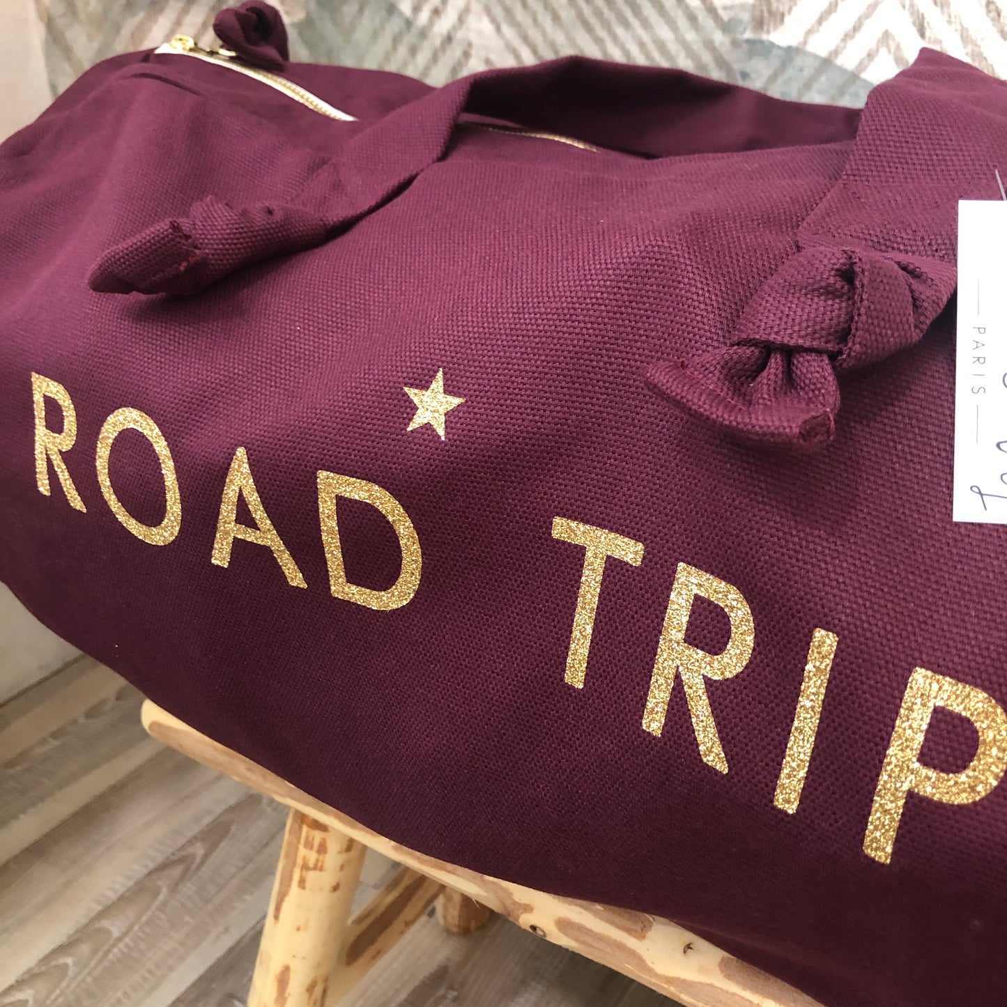 Sac polochon aubergine - ROAD TRIP