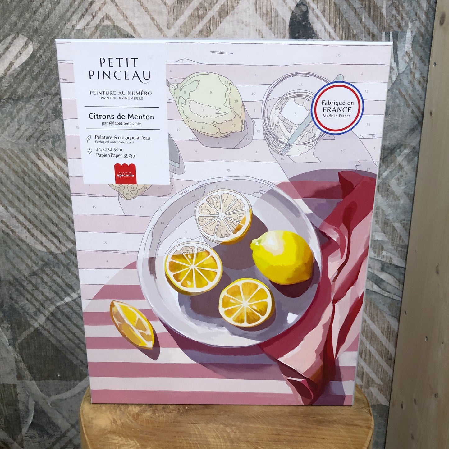 Coffret peinture au numéro - Les Citrons