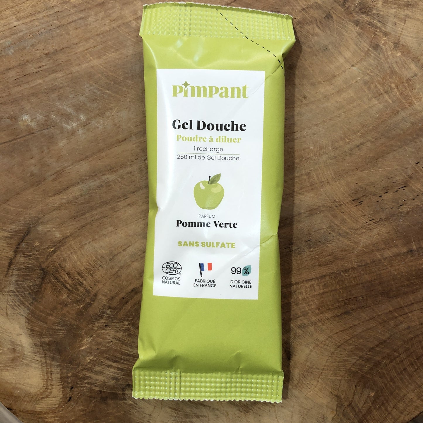 Gel douche en poudre à diluer - Pomme Verte