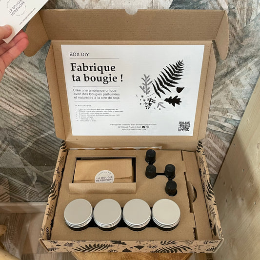 Box DIY pour fabriquer ses bougies - FLEURIE