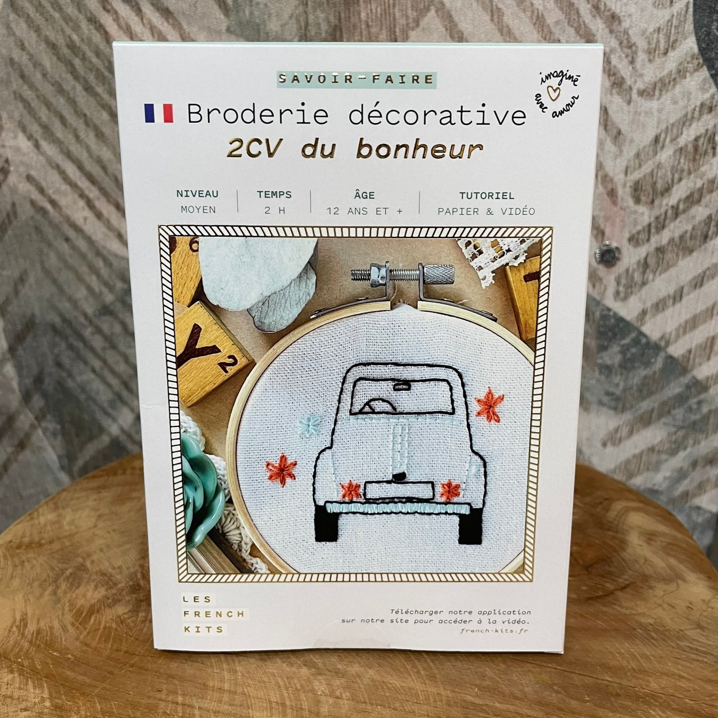 Kit Broderie - 2CV du bonheur