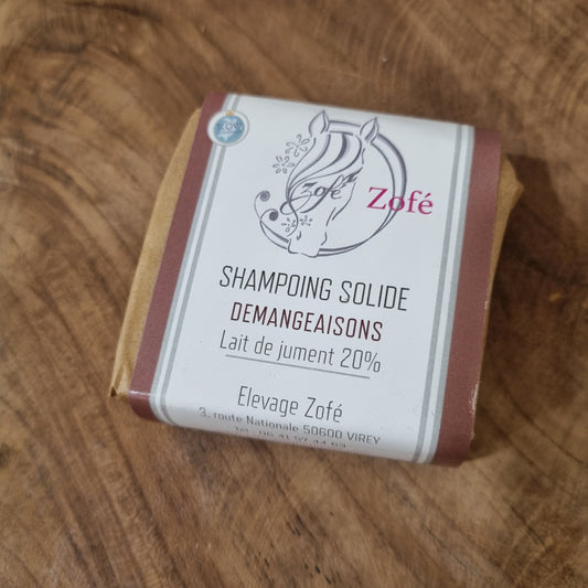 Shampoing solide lait de jument - Démangeaisons et pellicules