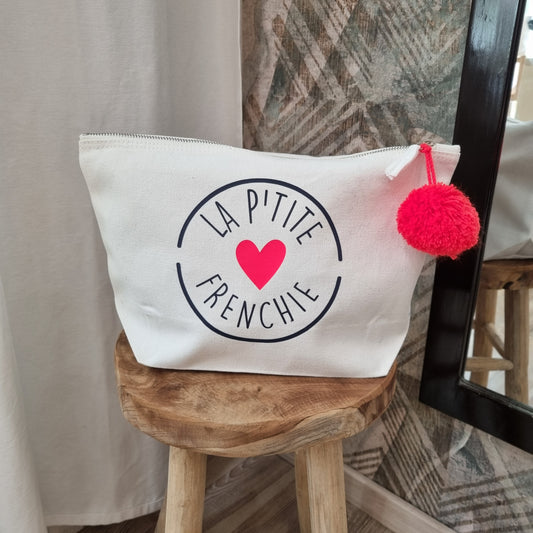 Trousse de toilette XL "La p'tite frenchie"