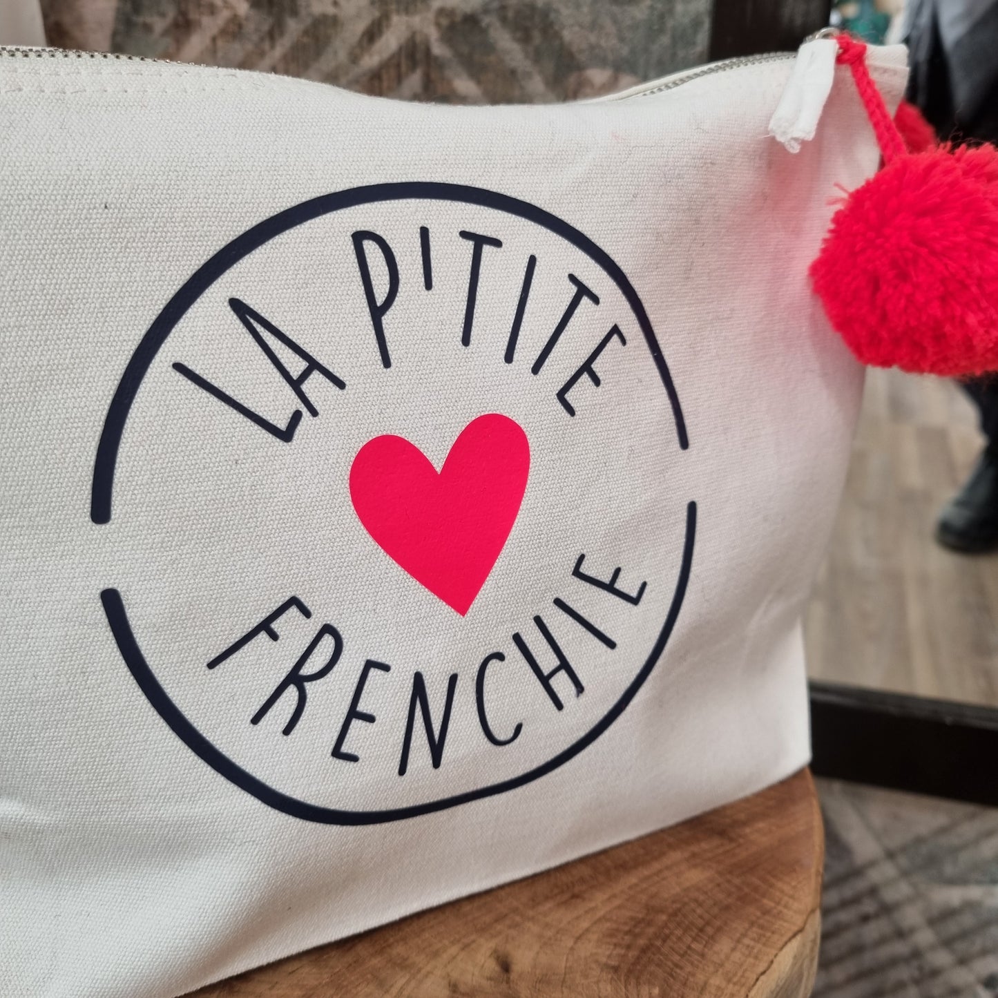 Trousse de toilette XL "La p'tite frenchie"