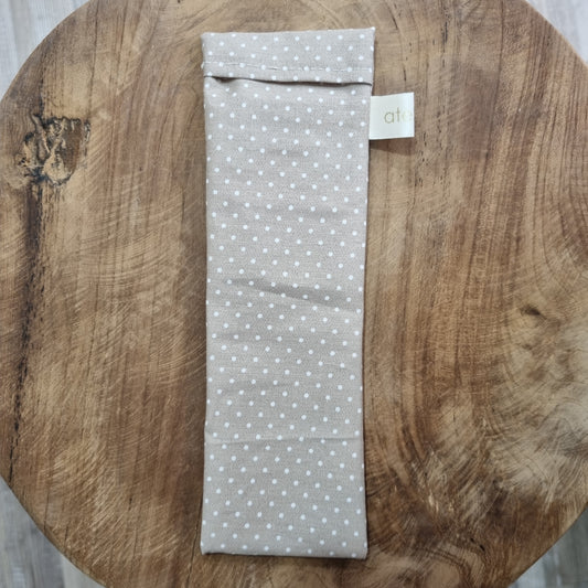 Etui brosse à dents - Pois taupe